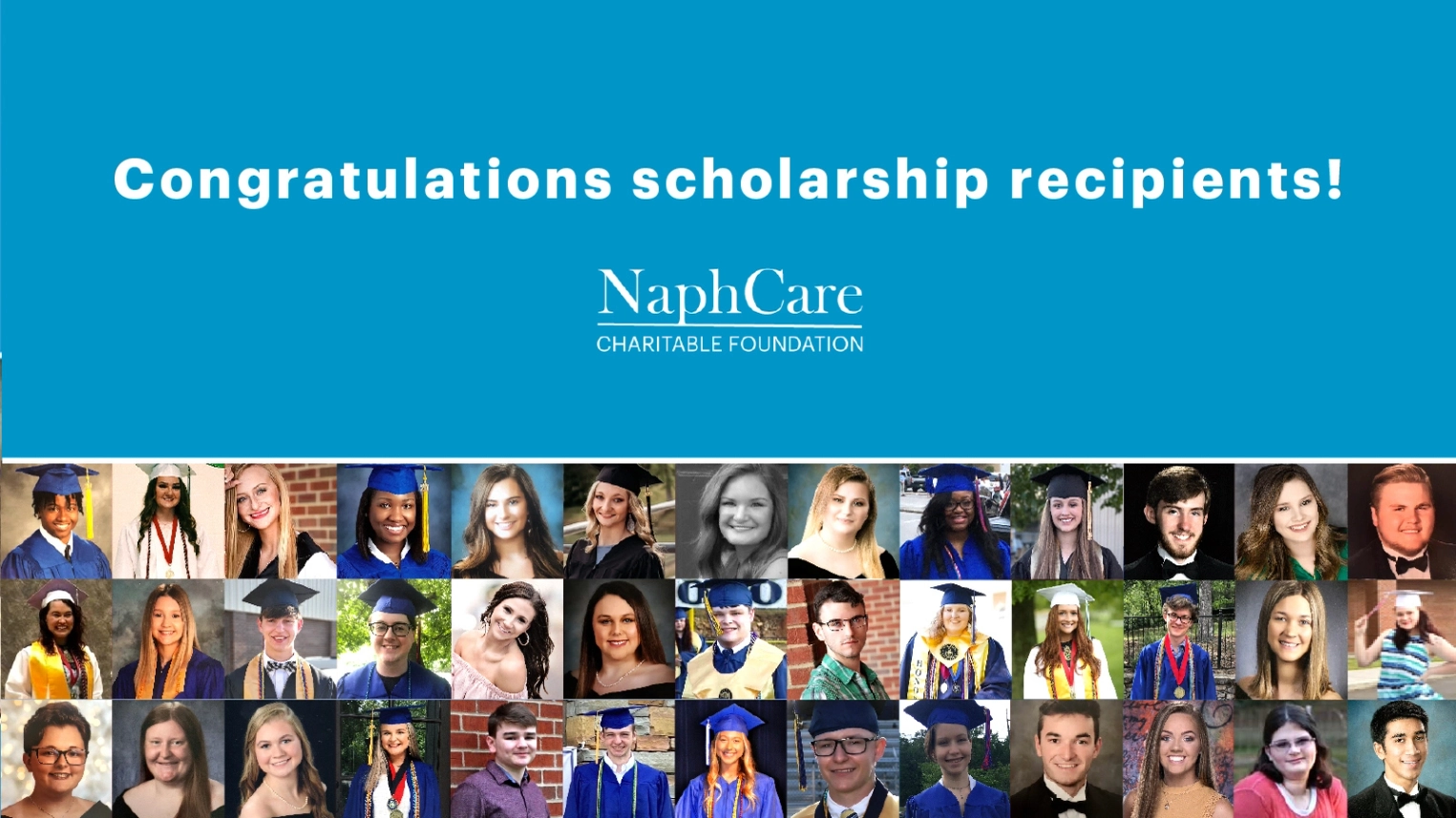 Recipients of the 2019 NaphCare Charitable Foundation Scholarship
