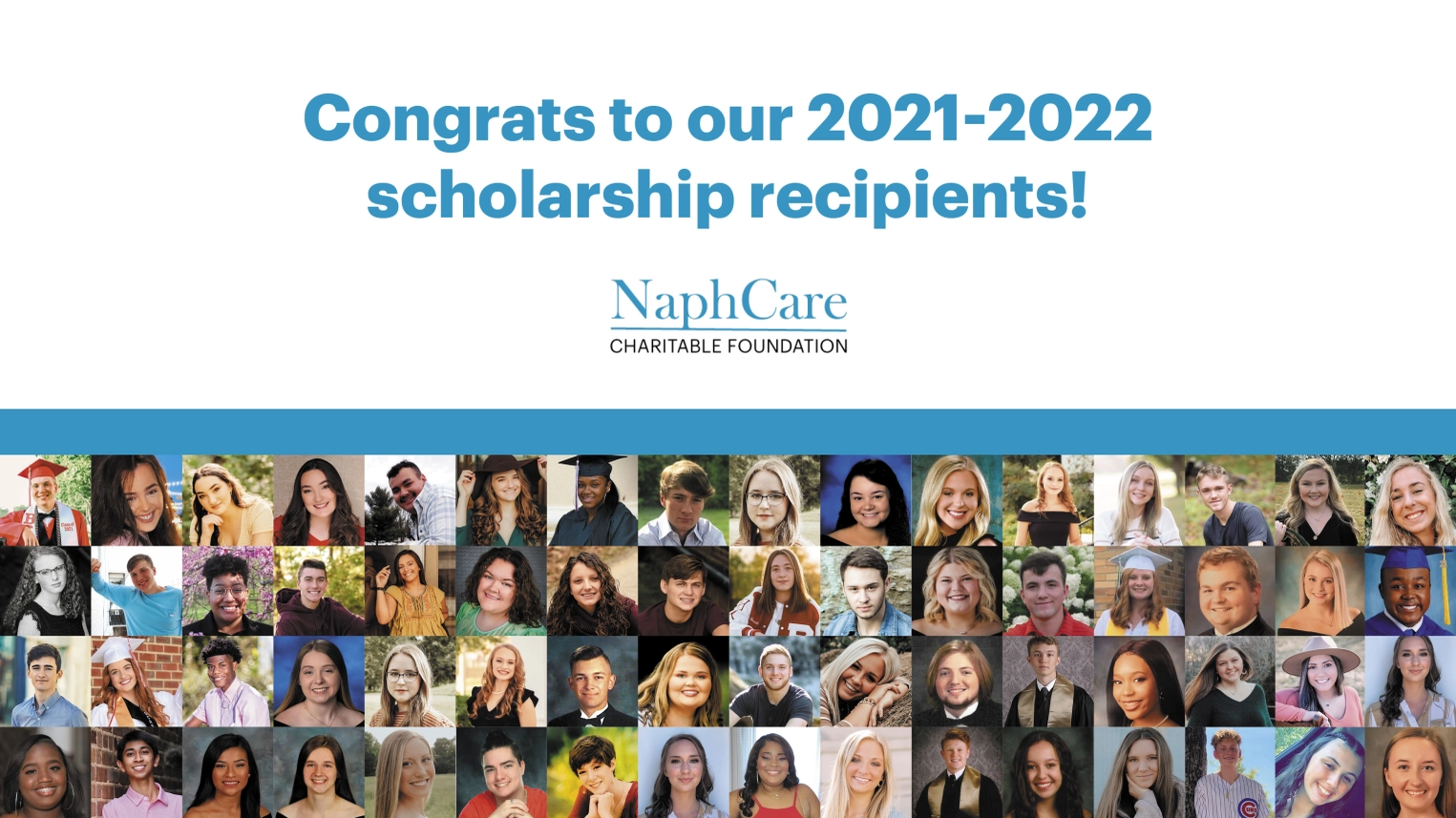 Recipients of the 2021 NaphCare Charitable Foundation Scholarship