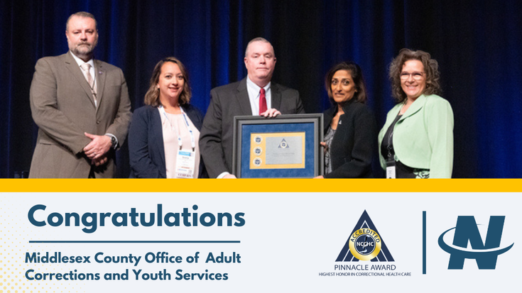 Middlesex County NCCHC Pinnacle Award