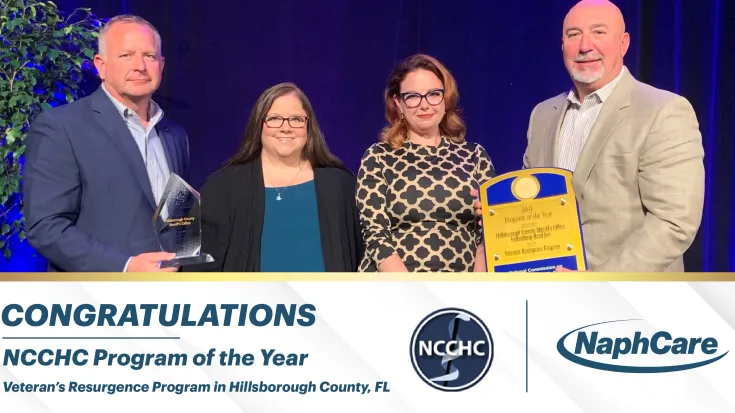 NCCHC Names Hillsborough County Jail Veteran's Resurgence Program as Program of the Year