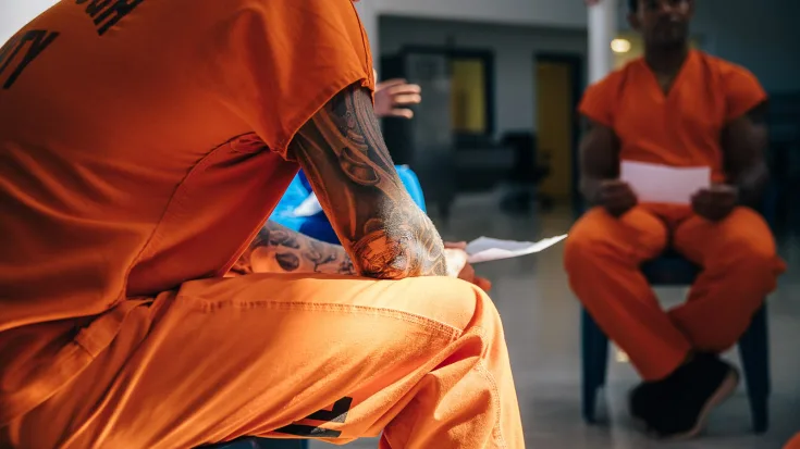 Hillsborough County Jail Mental Health Program Group Therapy Session With NaphCare Staff