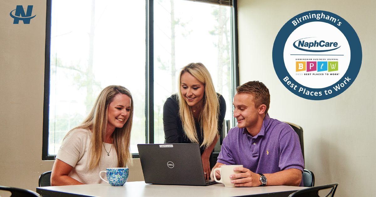 NaphCare Named One of Birmingham’s 2023 Best Places to Work | NaphCare