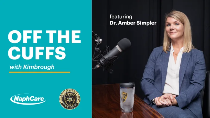 NaphCare's Dr. Amber Simpler talks Correctional Healthcare on Off The Cuffs with Kimbrough Podcast