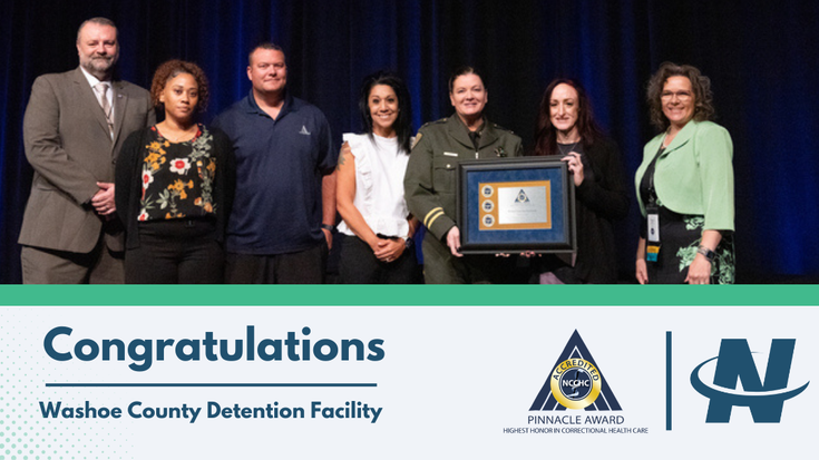 Washoe County NCCHC Pinnacle Award